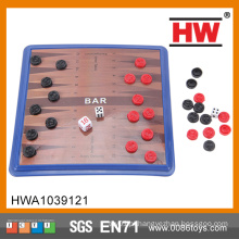 Hot Sale Cheap Criança Kids Board Jogo Plástico Backgammon Set